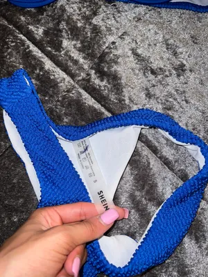 SheIn Blue Bikini thumbnail 3