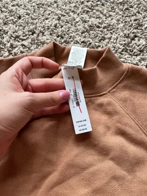VS Pink Ivy Polar Mock Neck Sweatshirt thumbnail 3