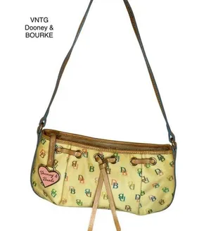 VNTG DOONEY & BOURKE H3 44475 tote Shoulderbag small purse thumbnail 2