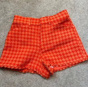 ZARA Tweed Plaid Shorts thumbnail 1
