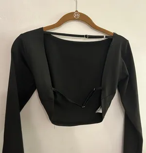 Edikted Rhinestone Crop Top thumbnail 3