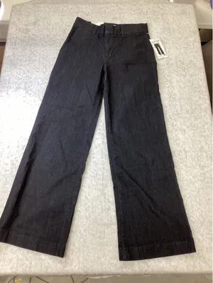 Nine West Jeans Womens‎ Dark Wash Wide Leg Trouser Pants Size 4 SDNWB3327 NEW thumbnail 1