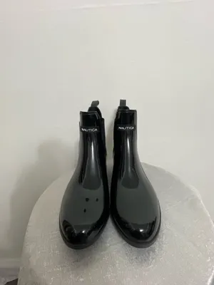 Nautica Black Rain Boots Size 7 – Chelsea Style)B16) thumbnail 2