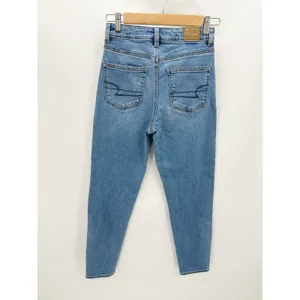 American Eagle‎ Mom Jean Stretch Medium Wash Blue Denim Womens Size 0 Regular thumbnail 2