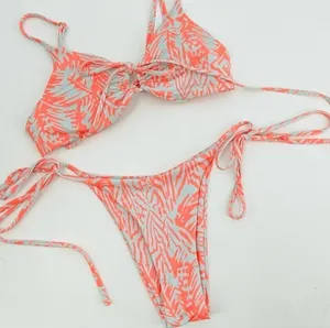 One One Maggie Ariel Bikini Palmeris Blue Orange thumbnail 1