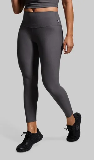 Born Primitive Limitless Ribbed Crop Dark Grey Size Small High Rise Gym Crossfit thumbnail 1