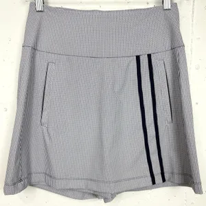 Kinona Womens Golf Skort Italian Nylon Stretch Fabric Navy Blue Stripe Size XS thumbnail 3