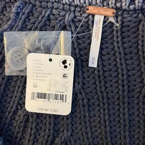 Free People Blue Knit Cardigan thumbnail 10