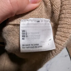 Charter Club Luxury Beige 100% Cashmere Pullover Turtleneck Sweater Sz L thumbnail 4