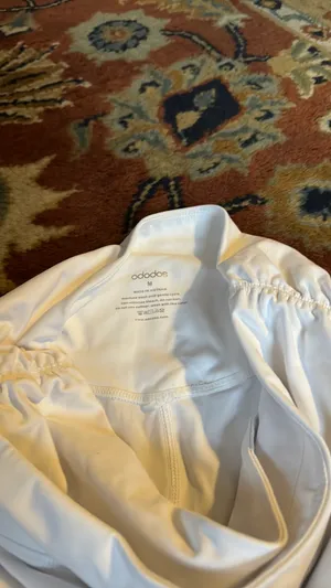 & Other Stories Odorous Ruched Waist White Yoga Leggings thumbnail 2