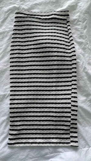 Striped Midi Skirt Multiple thumbnail 3