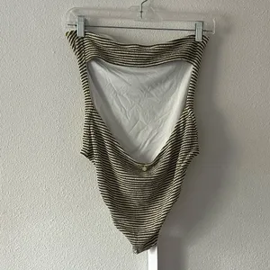 {Rhythm.} x Free People Brand New Sol Striped Scrunch One Piece Swimsuit thumbnail 4