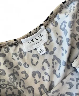Le Lis One-Shoulder Bodysuit Cheetah M thumbnail 4
