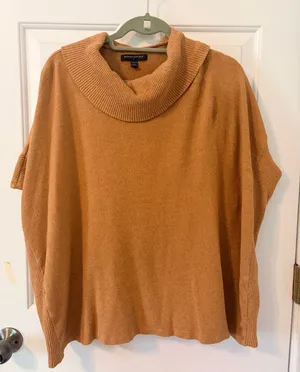 Banana Republic Poncho Cowl Neck Sweater thumbnail 1