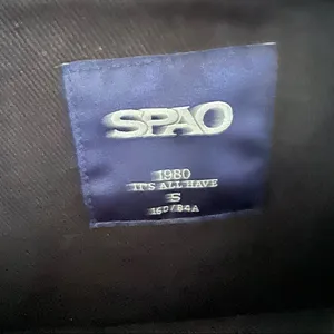 SPAO Y2K 90s Black Denim Vibe Coverall Dress Overall Dress Front Pocket Small thumbnail 4