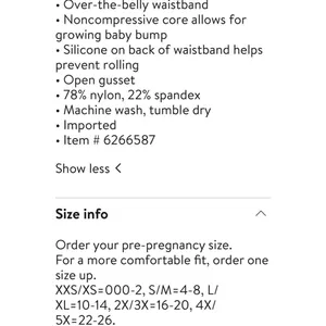 New‎ Skims Seamless Sculpt Maternity Leggings UMBER Size XXS/XS Shapewear thumbnail 4