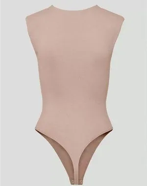 Aritzia babaton sculpted bodysuit with shoulder pads. thumbnail 1