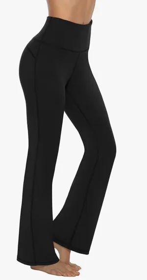Black yoga pants thumbnail 1