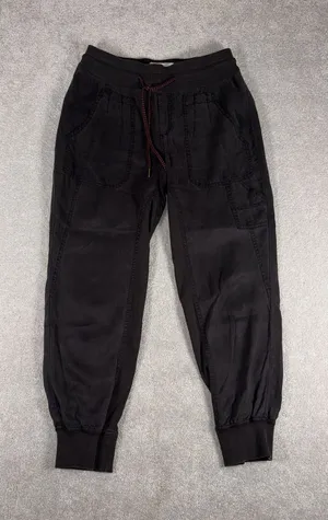 anthropologie nomad joggers xs dark‎ gray lyocell thumbnail 1