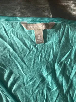 Lightweight Teal Tank Top - Casual Women's Scoop Neck thumbnail 2