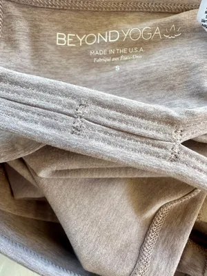 Beyond Yoga Cropped Racerback Tank In Chai thumbnail 7
