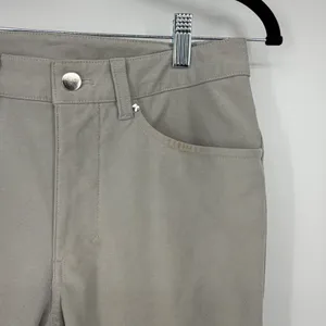 Lululemon Women's Gray Straight Leg Pants 30x30‎ Mid Rise Trouser Casual thumbnail 3