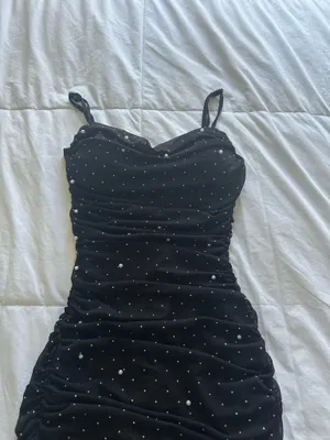 Windsor Black Mini Dress Sparkly thumbnail 2