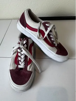 Vans‎ Old Skool Sneakers Women 5.5 Suede Canvas Low Top Skate Shoes thumbnail 1