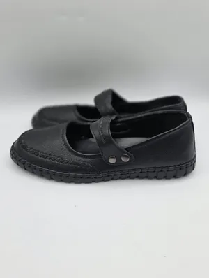 Softwalk Womens Leather Mary Jane Flats Shoes Size 8 Black Comfort Walking NEW thumbnail 3