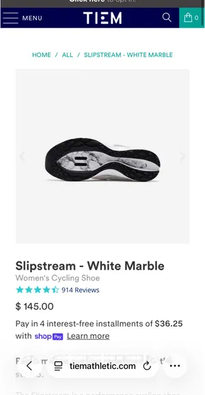 TIEM PARKE Slipstream White Marble 7.5 thumbnail 2