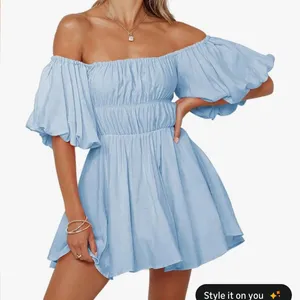 Dokotoo Womens Off The Shoulder Dress thumbnail 5