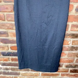 NWT Banana Republic Black Crinkle Knit Boat Neck Midi Dress Women's Size Small thumbnail 4