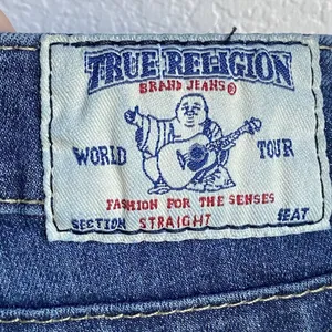 True Religion Womens Jeans Blue‎ Tag Size 27 Low Rise Straight Denim thumbnail 10