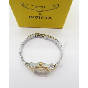 Invicta Wildflower Women's 32mm Two Tone Silver Gold Crystal Accented New In box thumbnail 5