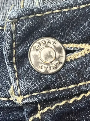Ariat Real Denim Women’s Missouri Real Sienna Dark Wash Bootcut Jeans Size 33L thumbnail 4