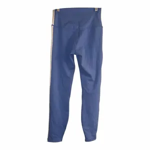 ✨Cream Yoga Hana 7/8 Side Stripe Blue Sz Medium Leggings✨ thumbnail 6