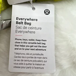 Lululemon Everywhere Belt Bag Neon Green Chartreuse Fanny Pack‎ Rare Color Y2K thumbnail 7