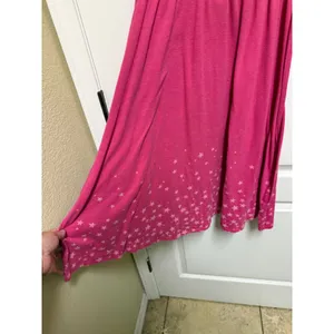 PINK Victoria's Secret Pink Star Print Babydoll Sleep Gown Nightgown Women's L thumbnail 5