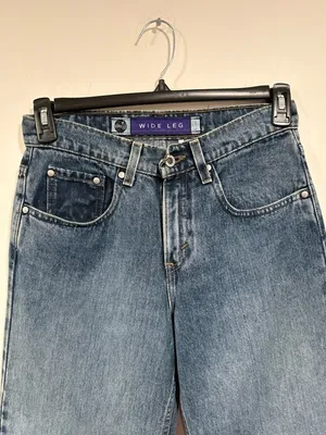 Vintage 90s Levis SilverTab Wide Leg Jeans Medium 5/6 Made in USA wide leg thumbnail 4