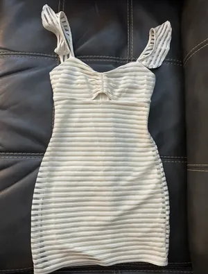 City Studios Like New- Ruffle Sleeve Mini Dress thumbnail 1