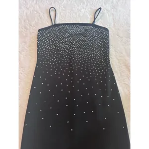 Onyx Nite Black Silver Sequin Strapless Evening Dress~ Size 10 thumbnail 8