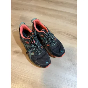 Asics Gel-Venture 5 Black Orange 9.5 Womens Trail Running Shoes T5N8N Sneaker thumbnail 2