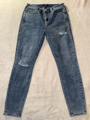 True Religion Jeans Skinny Women’s Jenny Curvy Mid-Rise Super skinny size 30 thumbnail 1