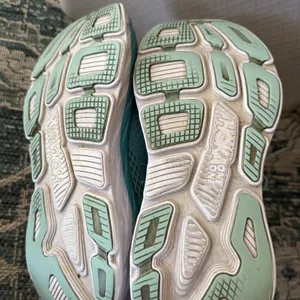 Hoka‎ One One Bondi 7 Shoes Womens Size 10.5 Blue Mesh Athletic Running Cushion thumbnail 9