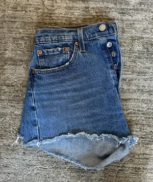Levi’s 501 Raw Hem Denim Shorts thumbnail 1