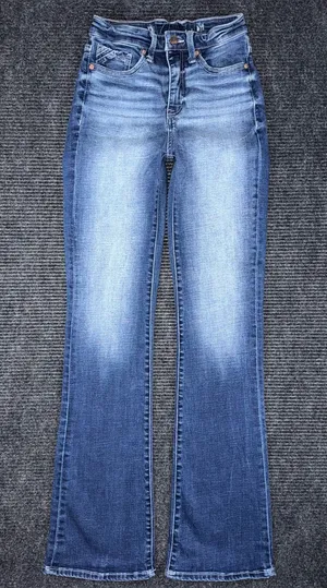 Buckle Black Fit No 75 Bootcut Stretch Jeans Women’s 25x33.5 LONG BBW1354L READ thumbnail 1
