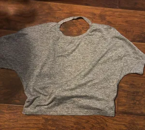 Backless athletic top Gray thumbnail 1