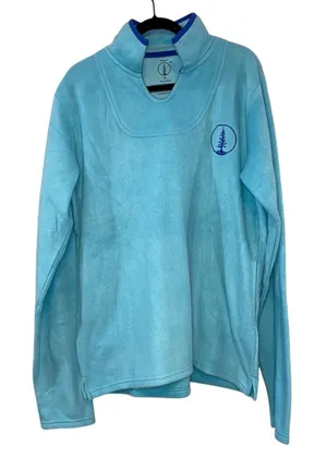 Spruce‎ Blue Fleece Pullover XL Tree Logo Outdoor Lightweight Sweatshirt Hiking thumbnail 1