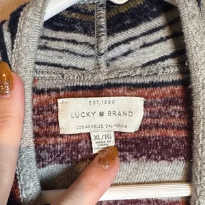 Lucky Brand Multicolor aztec Open Front Cardigan thumbnail 2