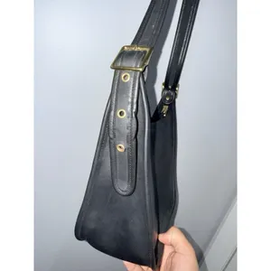 Coach Janice Legacy 9950 Crossbody Bag‎ Vintage Black Leather MINT COND V thumbnail 6